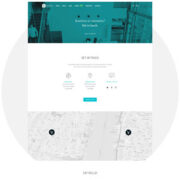 best business theme parallax header
